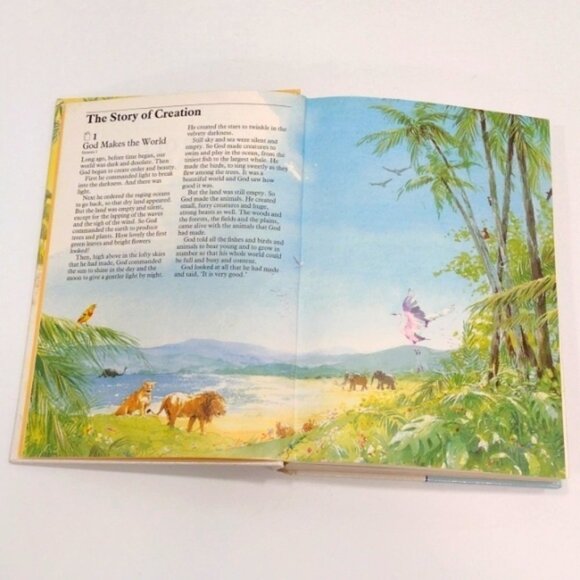 Vintage Hardcover Illustrated Book The Children's Bible in 365 Stories 1988 - Picture 6 of 9